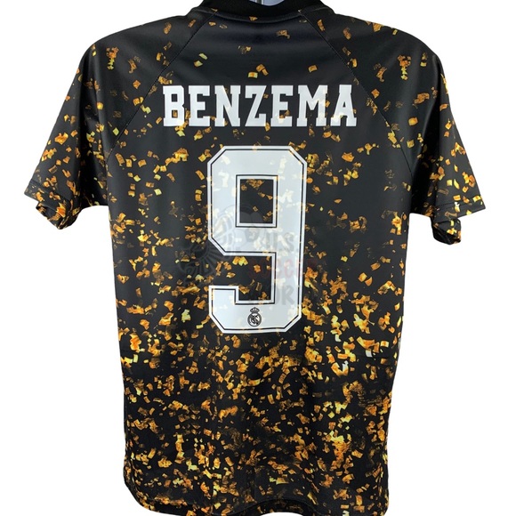 NEW Training Warm Up Benzema #9 Real Madrid Mens Soccer Jersey - Picture 5 of 12